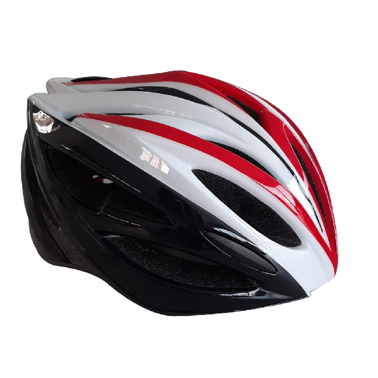Bicycle Helmet, SK324 Black-White-Red